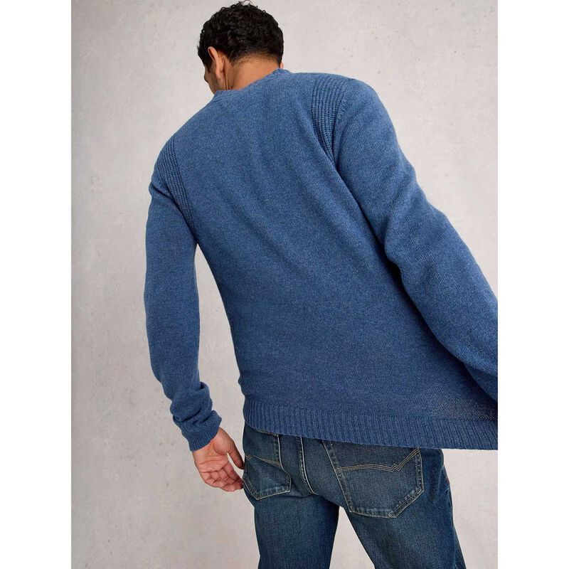 White Stuff Milton Lambswool Henley Jersey image number 1